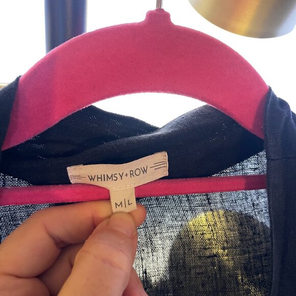 Whimsy & Row linen duster - black - M/L - Picture 4 of 8